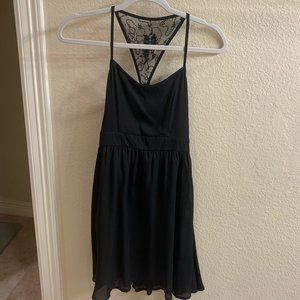 Little Black Dress with Gorgeous Sequin and Lace Back, Size M